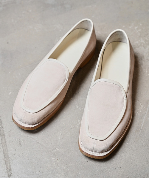 EARLE(アール)の「EARLE アール / E belgain shoes ベルジャンシューズ ローファー / ER5101(ローファー・メンズ・ライトベージュ/ブラック・40/41/42/43)」の8枚目の写真