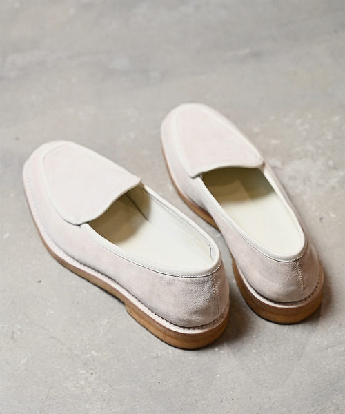 EARLE(アール)の「EARLE アール / E belgain shoes ベルジャンシューズ ローファー / ER5101(ローファー・メンズ・ライトベージュ/ブラック・40/41/42/43)」の9枚目の写真