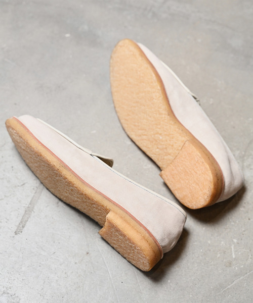 EARLE(アール)の「EARLE アール / E belgain shoes ベルジャンシューズ ローファー / ER5101(ローファー・メンズ・ライトベージュ/ブラック・40/41/42/43)」の10枚目の写真