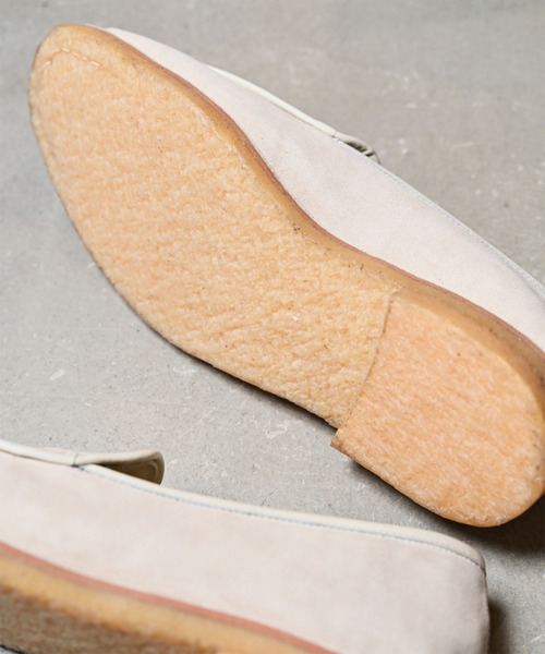 EARLE(アール)の「EARLE アール / E belgain shoes ベルジャンシューズ ローファー / ER5101(ローファー・メンズ・ライトベージュ/ブラック・40/41/42/43)」の15枚目の写真