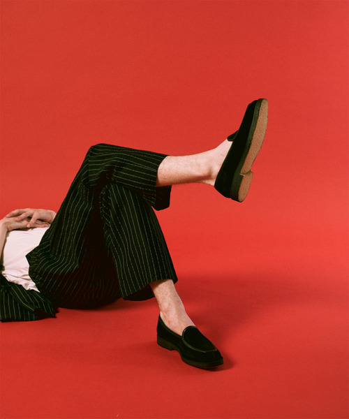 EARLE(アール)の「EARLE アール / E belgain shoes ベルジャンシューズ ローファー / ER5101(ローファー・メンズ・ライトベージュ/ブラック・40/41/42/43)」の16枚目の写真