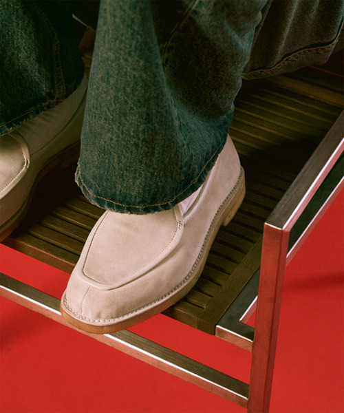 EARLE(アール)の「EARLE アール / E belgain shoes ベルジャンシューズ ローファー / ER5101(ローファー・メンズ・ライトベージュ/ブラック・40/41/42/43)」の18枚目の写真