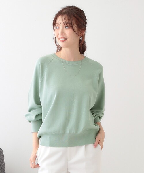 DRESKIP（ドレスキップ）の「【洗える/S-LL/前後2WAY】クルーネックニットカーディガン（カーディガン/ボレロ・レディース・ブラック/イエロー系その他/ナチュラル/グリーン系・01/02/03/04）」の5枚目の写真