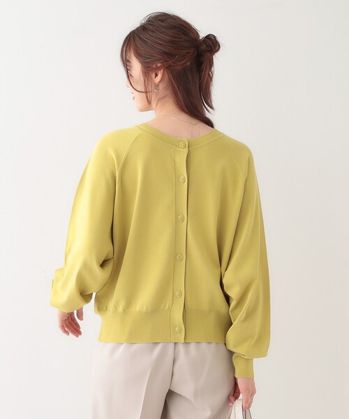 DRESKIP（ドレスキップ）の「【洗える/S-LL/前後2WAY】クルーネックニットカーディガン（カーディガン/ボレロ・レディース・ブラック/イエロー系その他/ナチュラル/グリーン系・01/02/03/04）」の20枚目の写真