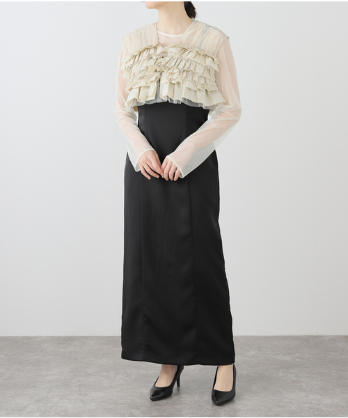 フリルドレスボレロブラウスセット（ドレス）｜La TOTALITE