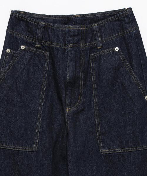 LANVIN en Bleu(ランバンオンブルー)の「デニムバギーパンツ(デニムパンツ・レディース・ネイビー・34/36/38/40)」の4枚目の写真