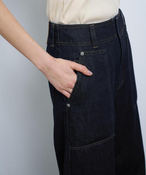 LANVIN en Bleu(ランバンオンブルー)の「デニムバギーパンツ(デニムパンツ・レディース・ネイビー・34/36/38/40)」の7枚目の写真