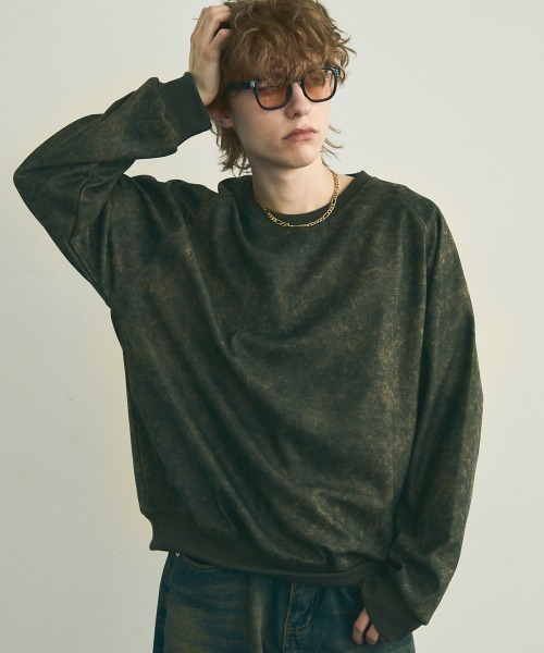 スウェット・トレーナー VTMNTS Black Cotton Blend Oversize Sweatshirt スウェット・トレーナー VTMNTS Black Cotton Blend Oversize