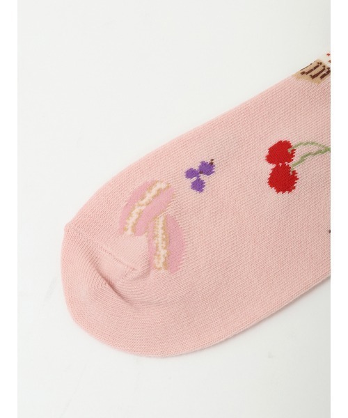 スイーツスプリングバニープリントソックス（ソックス/靴下）｜PINK