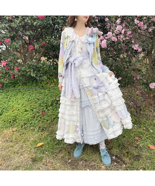 スイーツスプリングバニープリントソックス（ソックス/靴下）｜PINK