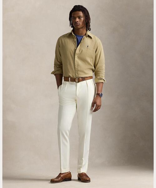 POLO RALPH LAUREN（ポロ ラルフ ローレン）の「クラシック フィット リネンコットン シャツ（シャツ/ブラウス・メンズ・ブラウン系3・L/M/S/XS/XL/XXL）」の7枚目の写真