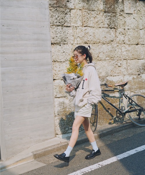 common gull products.(コモンガルプロダクツ)の「おやすみと行ってきますのショートパンツ(その他パンツ・レディース・ブルー系/イエロー系・フリー)」の21枚目の写真