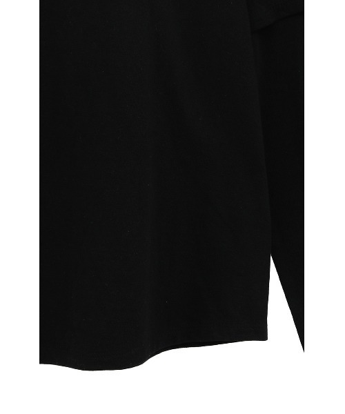 CLANE（クラネ）の「CLANE/クラネ/TEE LAYERED LONGSLEEVE TOPS（Tシャツ/カットソー・レディース・ブラック/ホワイト/ベージュ・1）」の12枚目の写真