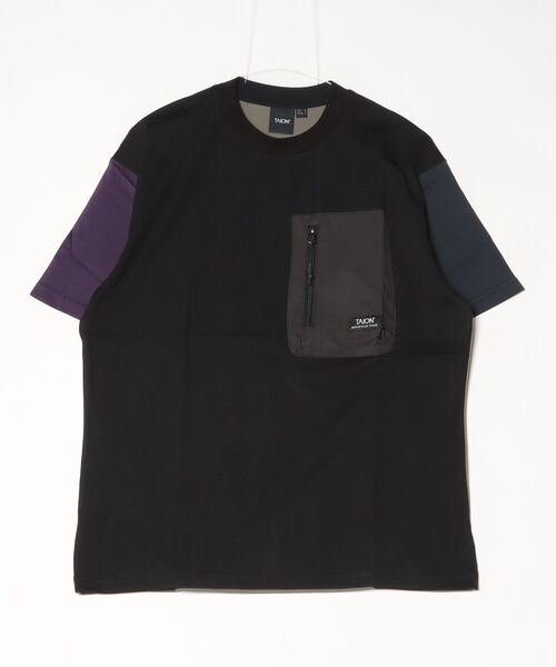 TAION（タイオン）の「【TAION/タイオン】MOUNTAIN STORAGE POCKET T / マウンテン ストレージ ポケットTシャツ（Tシャツ/カットソー・メンズ・ホワイト/ネイビー/ブラック/パープル/オリーブ/その他・MEDIUM/X-LARGE/LARGE）」の6枚目の写真