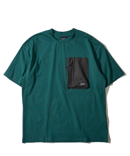 TAION（タイオン）の「【TAION/タイオン】MOUNTAIN STORAGE POCKET T / マウンテン ストレージ ポケットTシャツ（Tシャツ/カットソー・メンズ・ホワイト/ネイビー/ブラック/パープル/オリーブ/その他・MEDIUM/X-LARGE/LARGE）」の15枚目の写真