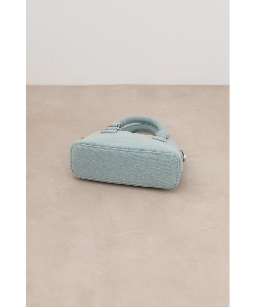 AZUL by moussy(アズールバイマウジー)の「デニムミニダブルジッパーバッグ(ショルダーバッグ・レディース・ライトブルー/ピンク・FREE)」の10枚目の写真