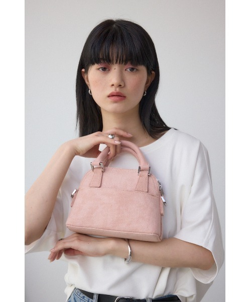 AZUL by moussy(アズールバイマウジー)の「デニムミニダブルジッパーバッグ(ショルダーバッグ・レディース・ライトブルー/ピンク・FREE)」の16枚目の写真