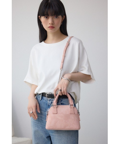 AZUL by moussy(アズールバイマウジー)の「デニムミニダブルジッパーバッグ(ショルダーバッグ・レディース・ライトブルー/ピンク・FREE)」の17枚目の写真