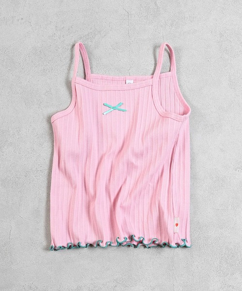 Life Support Products（ライフサポートプロダクツ）の「ムジリブキャミソール（キャミソール・キッズ・オフホワイト/グレー/ライトピンク/ピンク/ブラウン/ミント/ラベンダー/オレンジ/ベージュ/チャコール・80/90/100/110/120/130）」の9枚目の写真