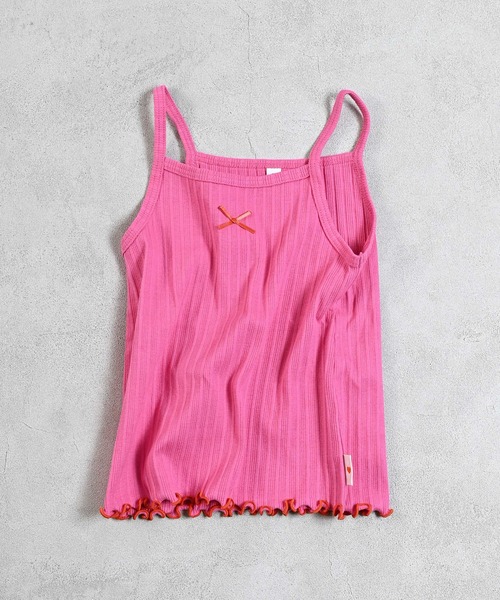 Life Support Products（ライフサポートプロダクツ）の「ムジリブキャミソール（キャミソール・キッズ・オフホワイト/グレー/ライトピンク/ピンク/ブラウン/ミント/ラベンダー/オレンジ/ベージュ/チャコール・80/90/100/110/120/130）」の8枚目の写真