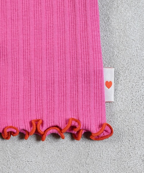 Life Support Products（ライフサポートプロダクツ）の「ムジリブキャミソール（キャミソール・キッズ・オフホワイト/グレー/ライトピンク/ピンク/ブラウン/ミント/ラベンダー/オレンジ/ベージュ/チャコール・80/90/100/110/120/130）」の16枚目の写真