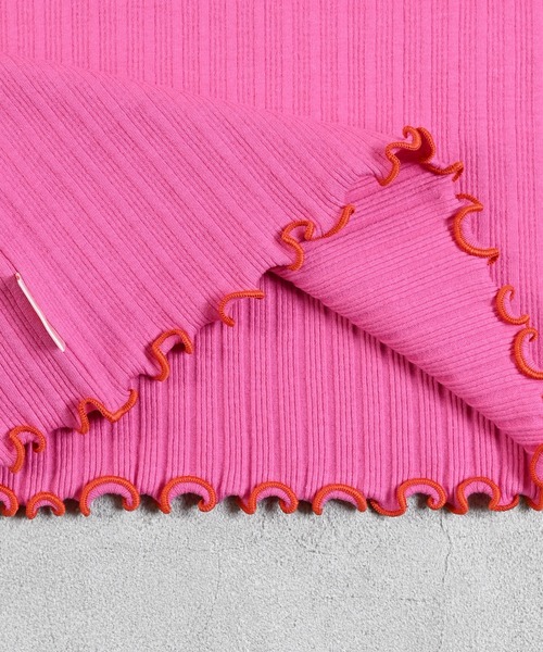 Life Support Products（ライフサポートプロダクツ）の「ムジリブキャミソール（キャミソール・キッズ・オフホワイト/グレー/ライトピンク/ピンク/ブラウン/ミント/ラベンダー/オレンジ/ベージュ/チャコール・80/90/100/110/120/130）」の17枚目の写真