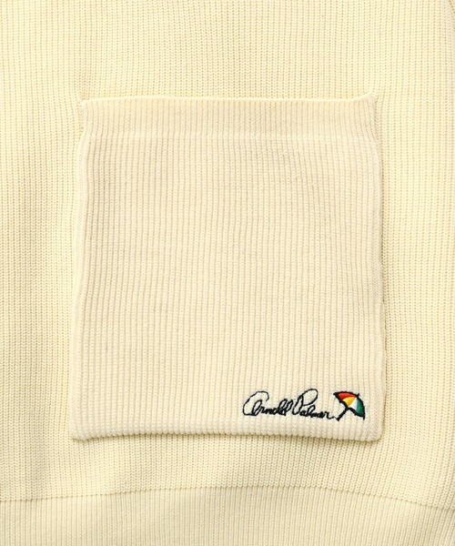 Arnold Palmer（アーノルドパーマー）の「スポンディッシュニット シャツカーディガン（カーディガン/ボレロ・レディース・グレイッシュブルー/アイボリー・XS/S/M/L/LL）」の8枚目の写真