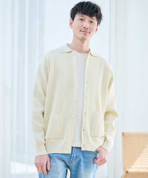 Arnold Palmer（アーノルドパーマー）の「スポンディッシュニット シャツカーディガン（カーディガン/ボレロ・レディース・グレイッシュブルー/アイボリー・XS/S/M/L/LL）」の14枚目の写真