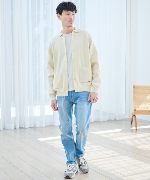 Arnold Palmer（アーノルドパーマー）の「スポンディッシュニット シャツカーディガン（カーディガン/ボレロ・レディース・グレイッシュブルー/アイボリー・XS/S/M/L/LL）」の12枚目の写真