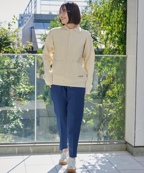 Arnold Palmer（アーノルドパーマー）の「スポンディッシュニット シャツカーディガン（カーディガン/ボレロ・レディース・グレイッシュブルー/アイボリー・XS/S/M/L/LL）」の9枚目の写真