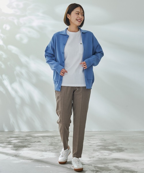 Arnold Palmer（アーノルドパーマー）の「スポンディッシュニット シャツカーディガン（カーディガン/ボレロ・レディース・グレイッシュブルー/アイボリー・XS/S/M/L/LL）」の20枚目の写真