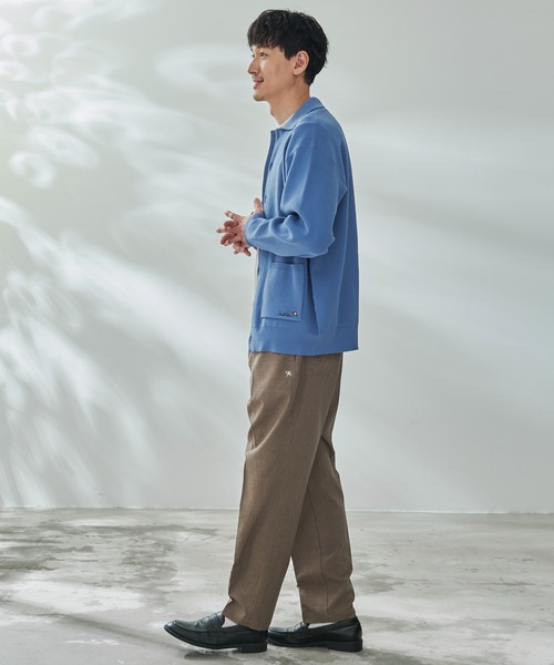 Arnold Palmer（アーノルドパーマー）の「スポンディッシュニット シャツカーディガン（カーディガン/ボレロ・レディース・グレイッシュブルー/アイボリー・XS/S/M/L/LL）」の22枚目の写真