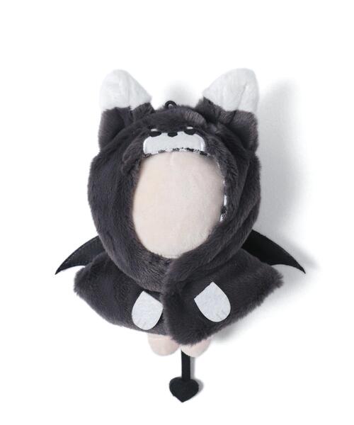 WEGO(ウィゴー)の「WEGO/ぬいアニマルケープ【10cm】(フィギュア・レディース・ライトグレー/オレンジ/ダークグレー・FREE)」の3枚目の写真