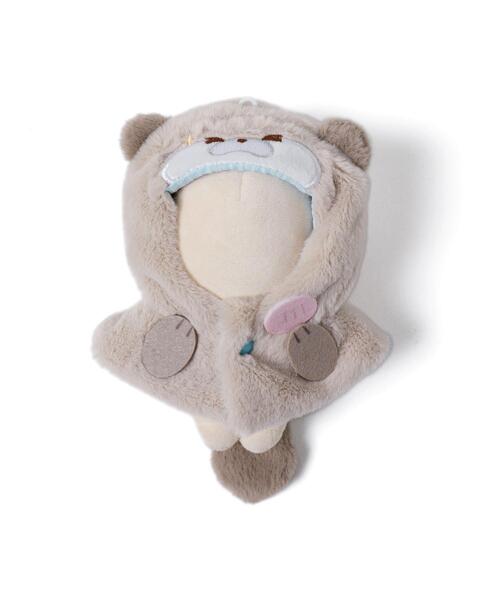 WEGO(ウィゴー)の「WEGO/ぬいアニマルケープ【10cm】(フィギュア・レディース・ライトグレー/オレンジ/ダークグレー・FREE)」の6枚目の写真