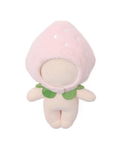 WEGO(ウィゴー)の「WEGO/ぬいいちごキャップ【15cm】(フィギュア・レディース・ライトピンク/レッド・FREE)」の1枚目の写真
