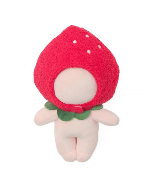 WEGO(ウィゴー)の「WEGO/ぬいいちごキャップ【15cm】(フィギュア・レディース・ライトピンク/レッド・FREE)」の9枚目の写真