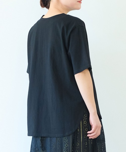 関税・送料込み【PATOU】コットンレース 刺繍Tシャツ Patou | Tシャツ＆スウェットシャツ
