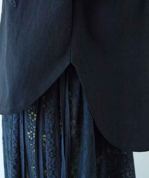 yuni(ユニ )の「コットンレース刺繍Tシャツ(Tシャツ/カットソー・レディース・ホワイト/ブラック・FREE)」の19枚目の写真