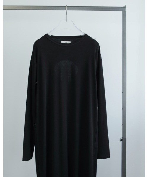 anuke（アンヌーク）の「Back Layered Onepiece（ワンピース・レディース・チャコールグレー/ブラック/ホワイト・36inch/38inch）」の6枚目の写真