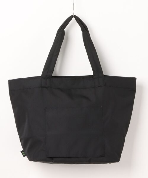 maison vert(メゾンヴェール)の「【CORDURA re/cor生地使用】コーデュラ撥水ビッグトート キャリーオンベルト付き(トートバッグ・レディース・ブラック・FREE)」の2枚目の写真