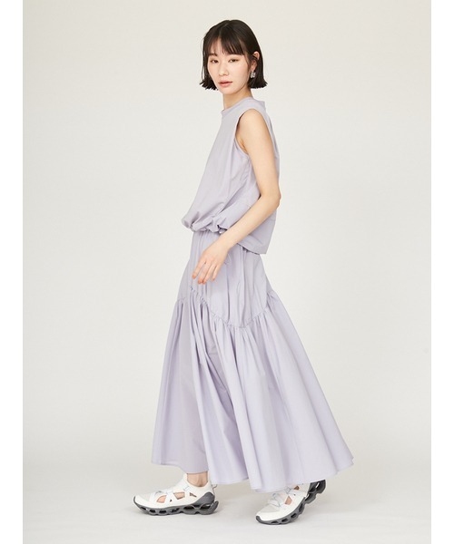 emmi(エミ)の「カットセットワンピース(ワンピース・レディース・ライトベージュ/ライトブルー/ブラック・0/1)」の7枚目の写真