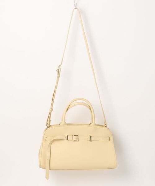 story.（ストーリー）の「【story.】ベルトレザーボストンバッグ（ボストンバッグ・レディース・イエロー/ベージュ・FREE）」の21枚目の写真