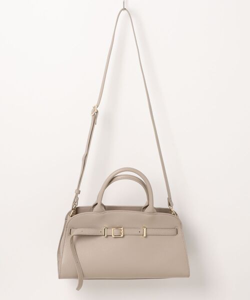 story.（ストーリー）の「【story.】ベルトレザーボストンバッグ（ボストンバッグ・レディース・イエロー/ベージュ・FREE）」の5枚目の写真