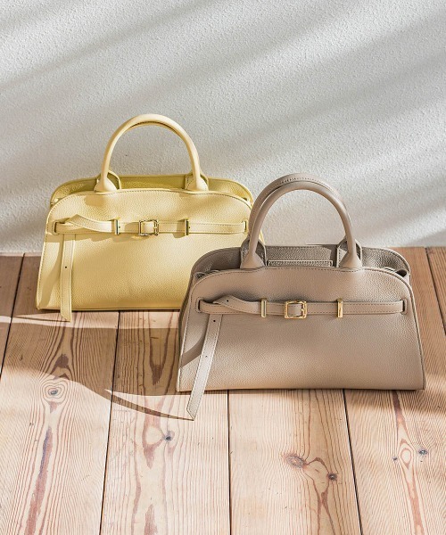 story.（ストーリー）の「【story.】ベルトレザーボストンバッグ（ボストンバッグ・レディース・イエロー/ベージュ・FREE）」の20枚目の写真