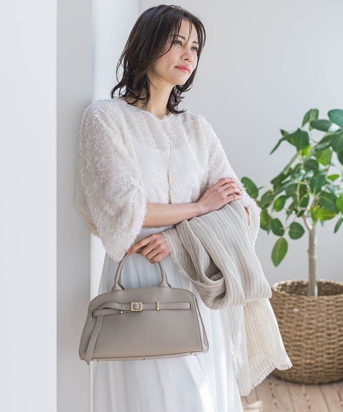 story.（ストーリー）の「【story.】ベルトレザーボストンバッグ（ボストンバッグ・レディース・イエロー/ベージュ・FREE）」の14枚目の写真