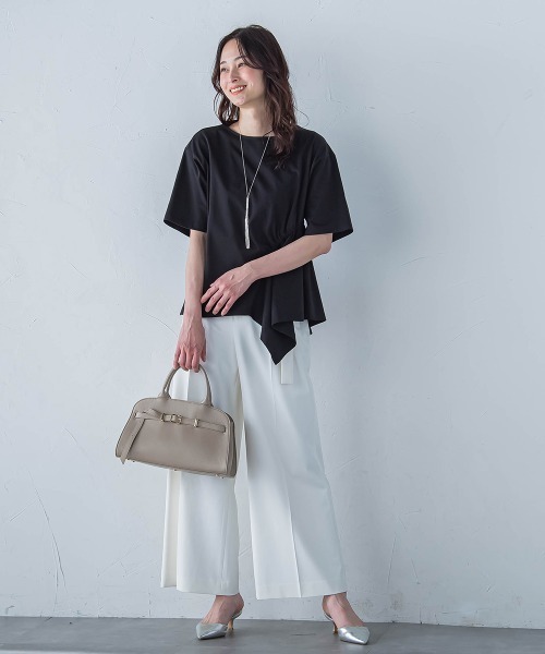 story.（ストーリー）の「【story.】ベルトレザーボストンバッグ（ボストンバッグ・レディース・イエロー/ベージュ・FREE）」の12枚目の写真