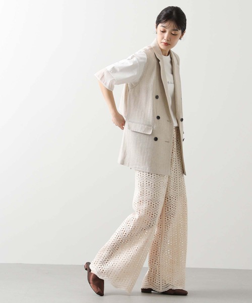 セール】LU麻ヘリンボンベスト（その他アウター）｜Gready Brilliant