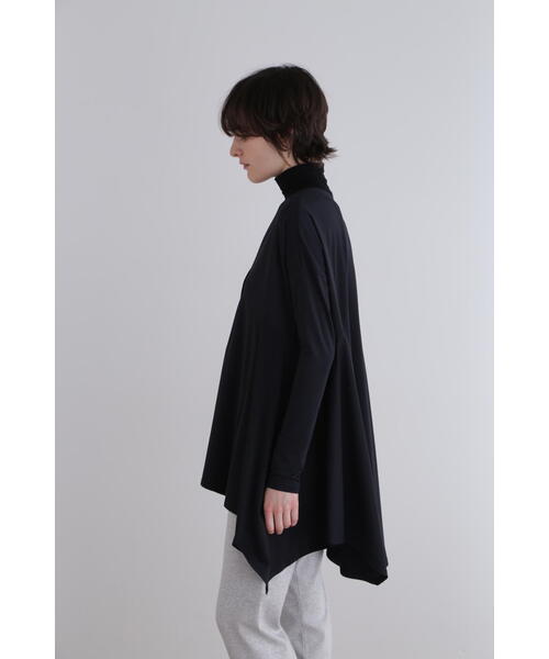 25SS LE PHIL ルフィル ベア天竺　カットソー　カーディガン　ブラック ◇ベア天竺（カーディガン/ボレロ）｜LE PHIL（ルフィル）の