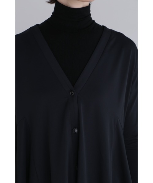 25SS LE PHIL ルフィル ベア天竺　カットソー　カーディガン　ブラック ◇ベア天竺（カーディガン/ボレロ）｜LE PHIL（ルフィル）の