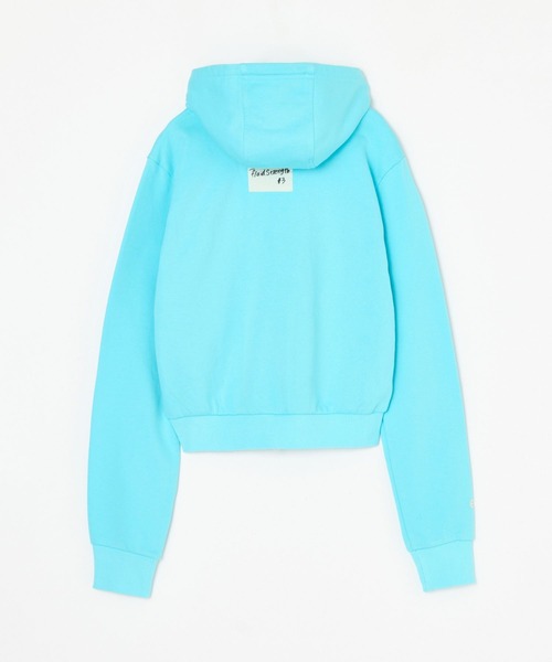 BEEDEN(ビーデン)の「EMBROIDERY JUST FIT ZIP HOODIE(パーカー・レディース・ホワイト/ブルー/グレー・FREE)」の10枚目の写真